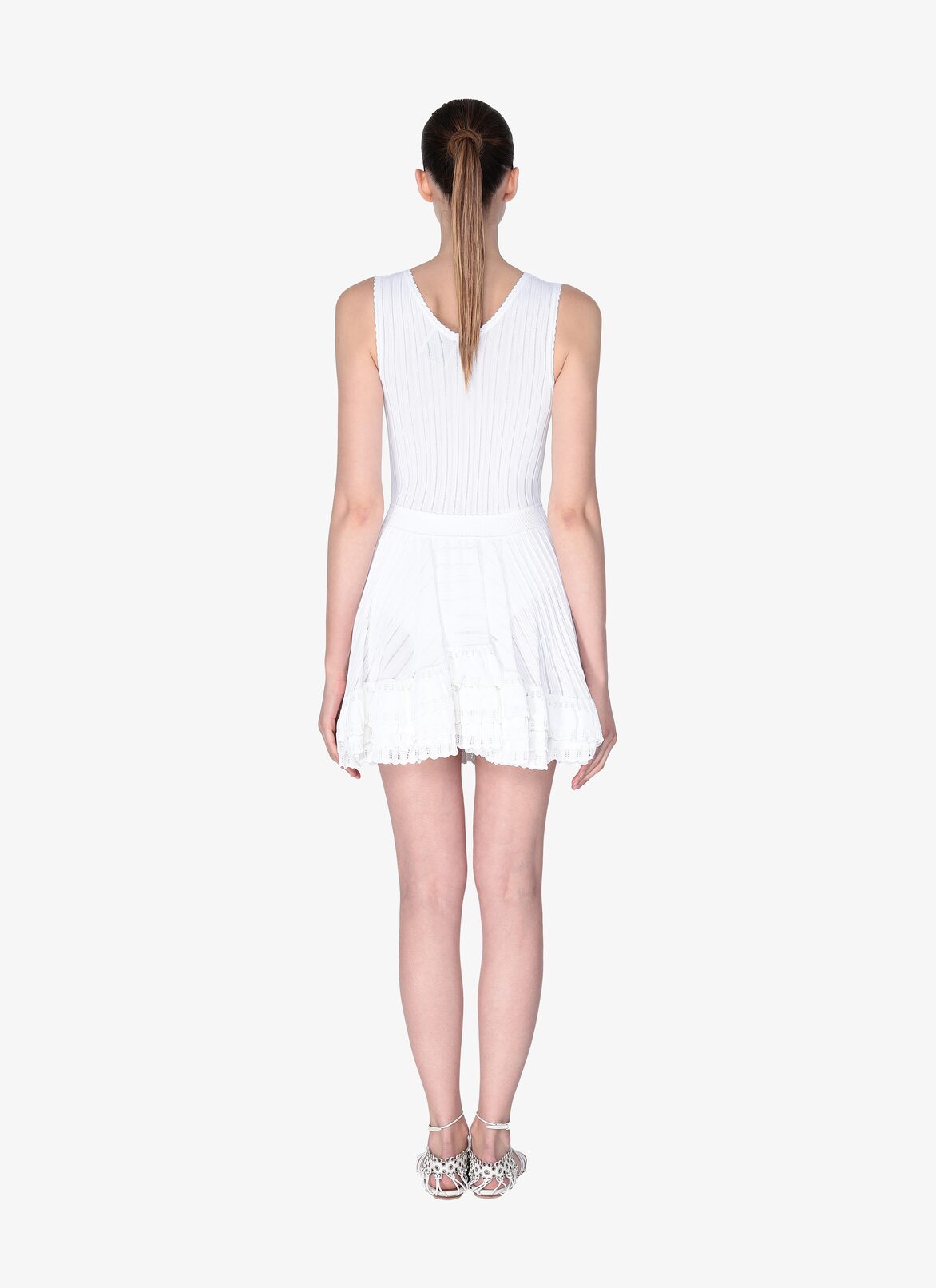 Alaïa Edition 1992 Knee-Length Dress ALAÏA WHITE ALAÏA EDITION 1992 KNEE-LENGTH DRESS